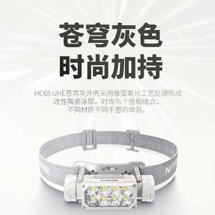 NITECORE奈特科尔hc65uhe头灯户外登山2024新款强光超亮18650头灯