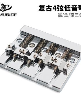 跨境爆款4弦低音贝司琴桥82.3x63.5MM琴弦底部通弦间距19MM