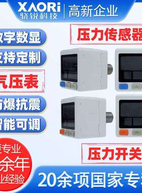 骁锐DN10压力表0-40低压型APS-1012NVN电接点压力表380V压力开关