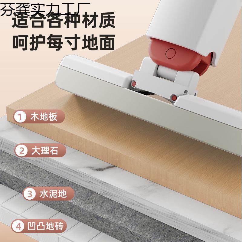 擦桌子懒人迷你小拖把手持免手洗胶棉吸水对折卫生间厕所厨房家务