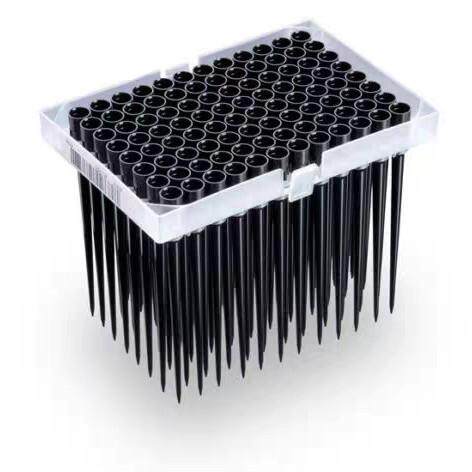 一次性滤芯吸头1000ul移液器枪头Hamilton黑色导电无滤芯吸