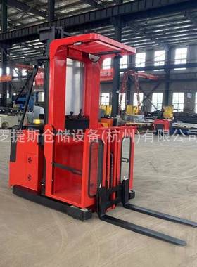 电动中位拣选车1吨升高5000mm空取料机载人升降叉车升降平台车