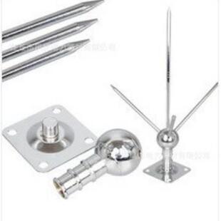 高压避雷针家用屋顶室外绝缘防雨工程地线接地棒铜防雷针避雷接