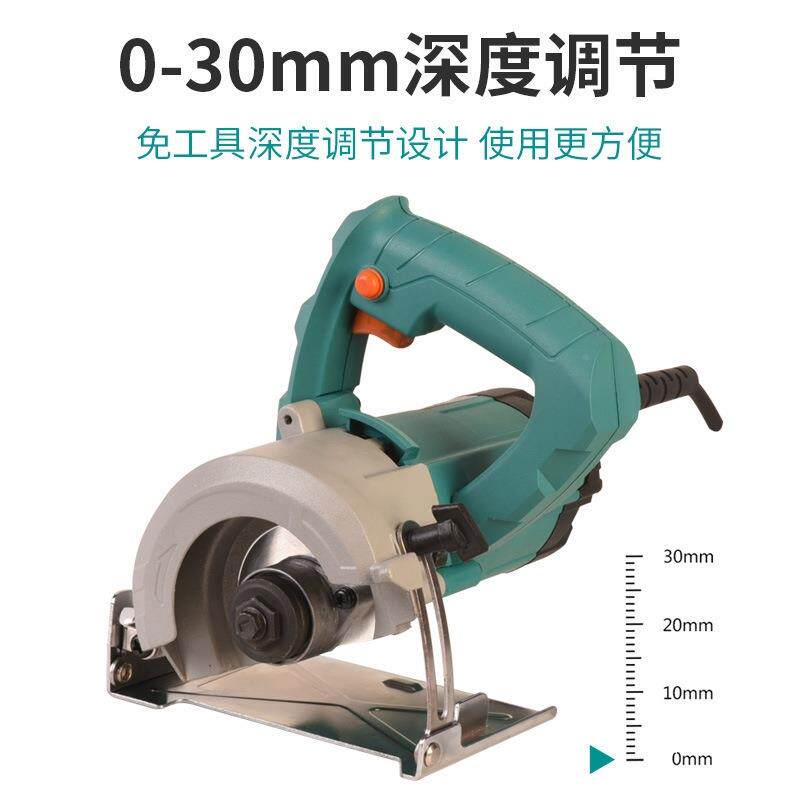 石材切割机瓷砖木工小型手式家用地砖提云石机767机开槽割锯切电