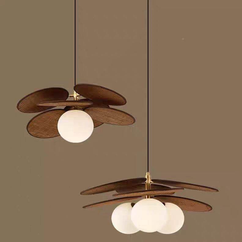 蜡木吊灯17231复古吊法式中古卧室灯白厅餐吧台书房魔豆灯实木吊,家装灯饰光源,智能吊灯,淘宝优惠券,粉丝福利购,淘宝优惠卷