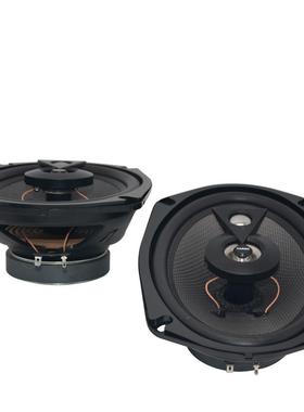 汽车喇TANB同轴全WRR频载专用双路音响6寸改车装重中高低音叭K炮6