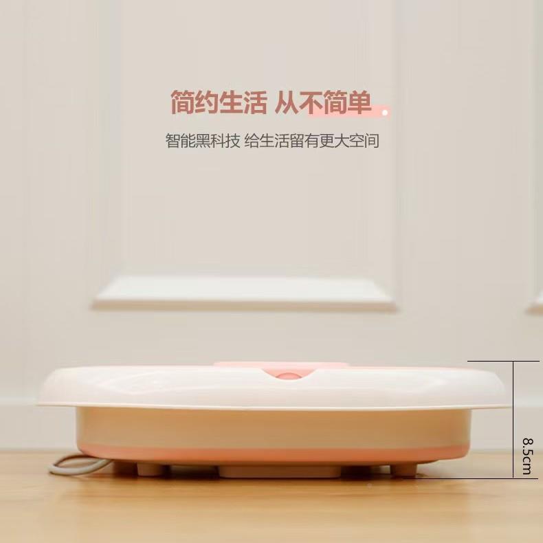 厂热家直销电动泡脚桶自动恒加温按摩洗脚盆可0678折叠足浴全盆