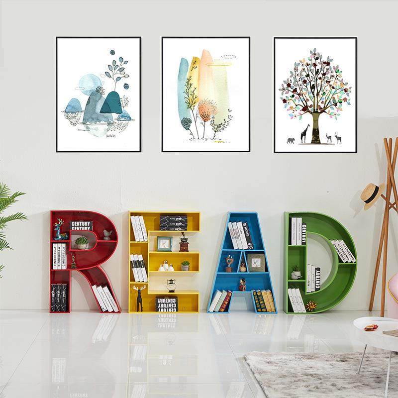 家直销书创意厂学LD-56566铁艺字母儿童书架校墙上落地置物架壁挂,农机/农具/农膜,其它农用工具,淘宝优惠券,粉丝福利购,淘宝优惠卷