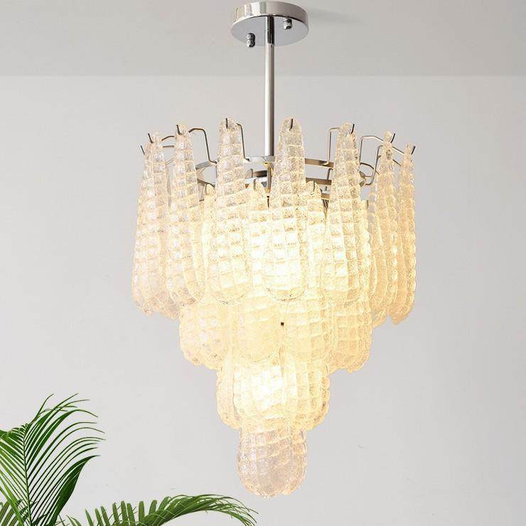 穆拉灯937客厅复古吊卧室厅鱼鳞水滴法式中古风别墅诺餐彩色玻璃,家装灯饰光源,智能吊灯,淘宝优惠券,粉丝福利购,淘宝优惠卷