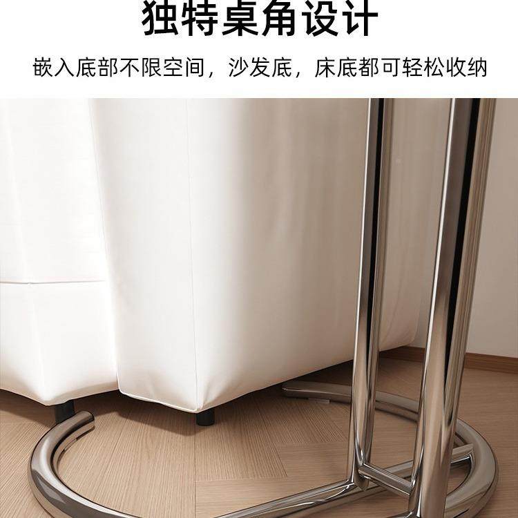 中古玻璃可桌升降可动H381小圆茶几沙发边几边网红简易角几小移桌