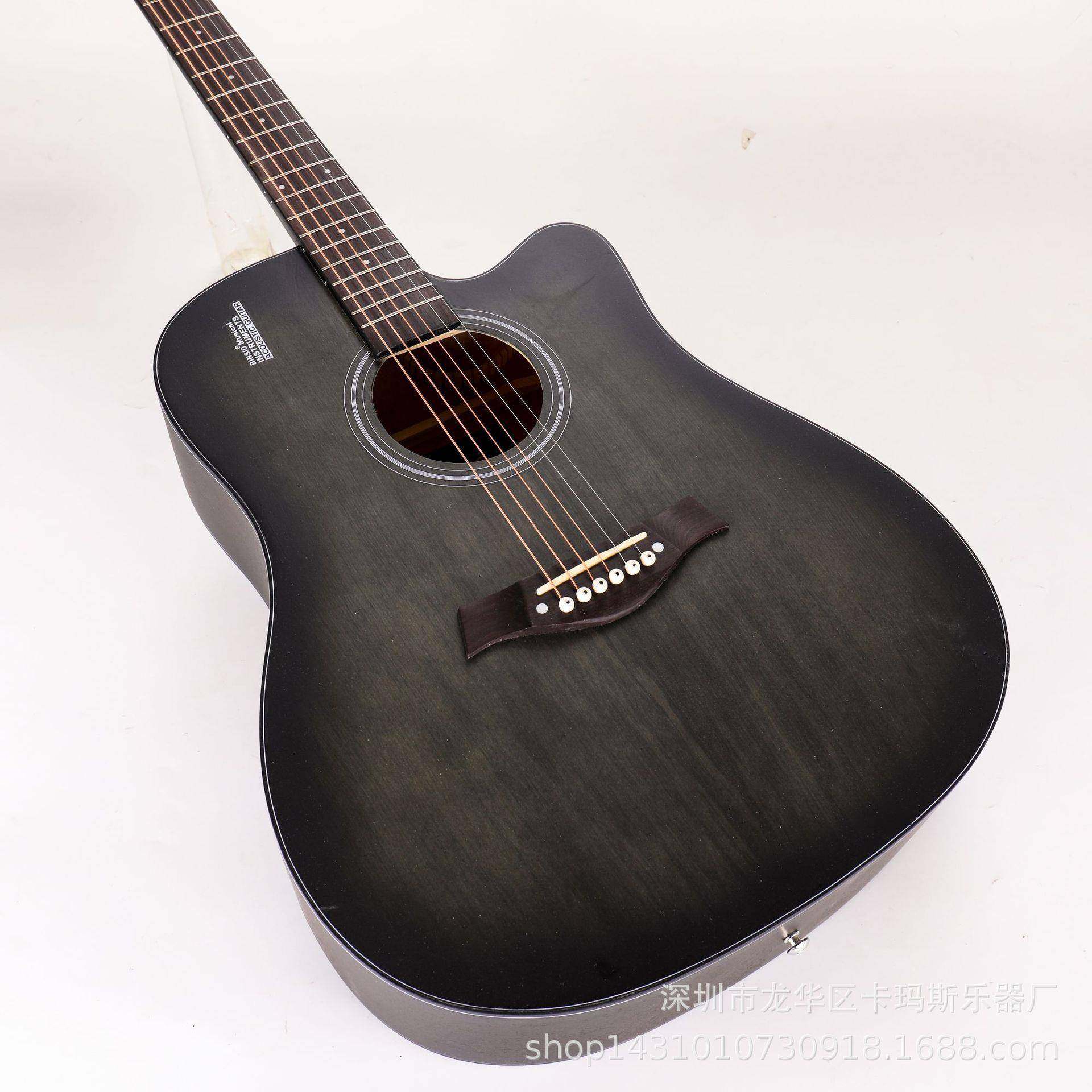 厂家40寸他41寸云吉面板民谣比吉他哑杉光沙利木吉他初40寸41寸学