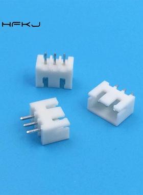 现CKA货XH25.-4A白色直针座白色连接器xh42.54针4pin座2.544p直针