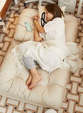 人沙可折叠地上榻榻米可躺可卧一54181体发两用出租房折叠人床懒