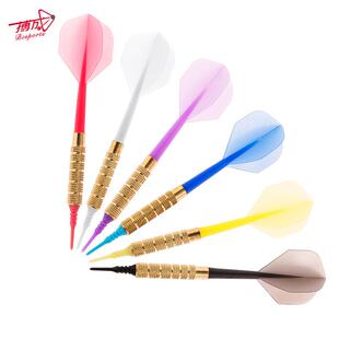 搏成16g软镖针套装飞镖配件盒装电子户外飞镖粗牙飞镖公镖darts