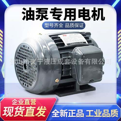 台式液压油泵兼用马达直插式电机1HP2HP3HP5HP7.5HP电机马达