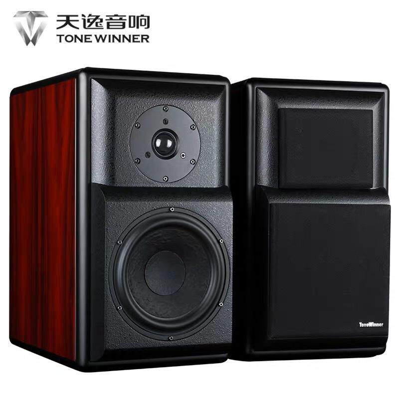天逸TD-3童笛三号音箱发烧HI-FI书架音箱木质2.0无源专业音响