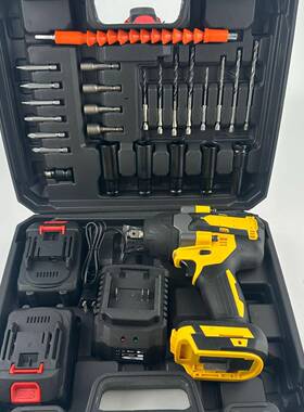 大扭力无刷冲击扳手锂电800N电动扳手外贸热门电动工具套装