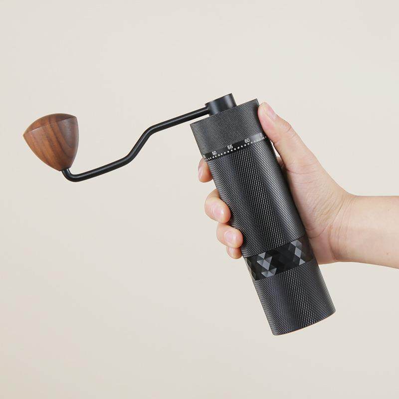 精品外调手摇磨豆机不锈钢磨芯手动研磨机铝合金机身意式磨粉机