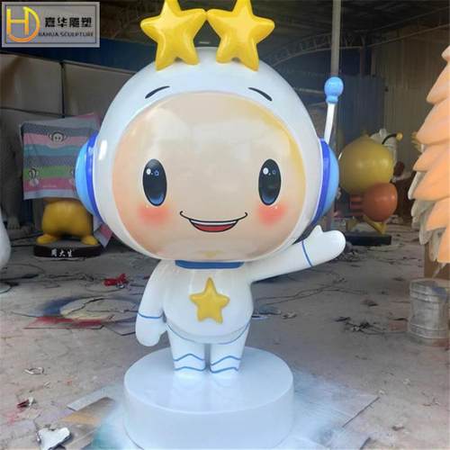 玻璃钢雕塑制作卡通人物动物公仔玩偶吉祥物大型落地商场门头摆件