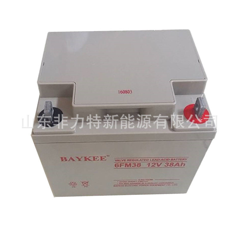 BAYEE柏克蓄电池6FM33铅酸免维护机房UPS应急电源12V33AH