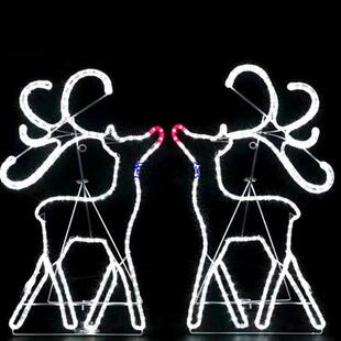 灯光节造型灯户外园子亮化氛围灯彩灯圣诞节鹿装饰灯场地布置道具