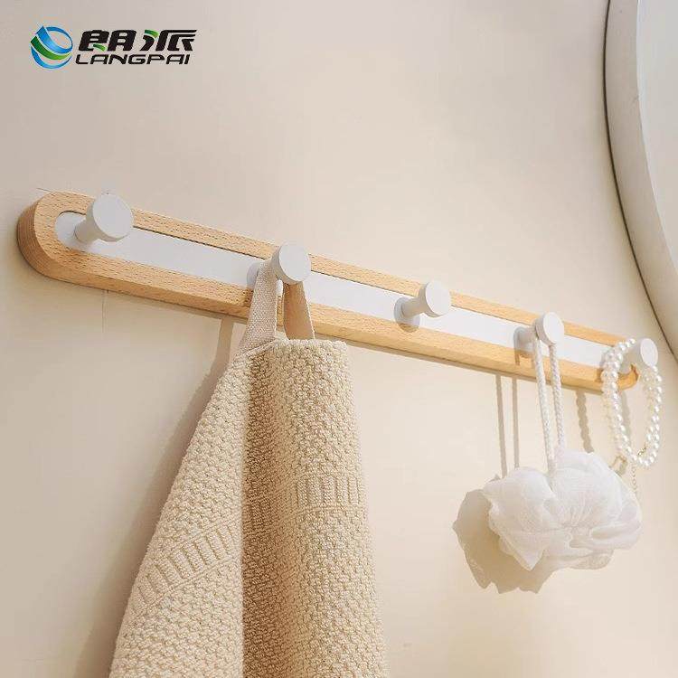 卫生间门后实木挂衣钩浴室毛巾挂钩免打孔洗手间衣服木质挂衣架,农用物资,其他肥料,淘宝优惠券,粉丝福利购,淘宝优惠卷