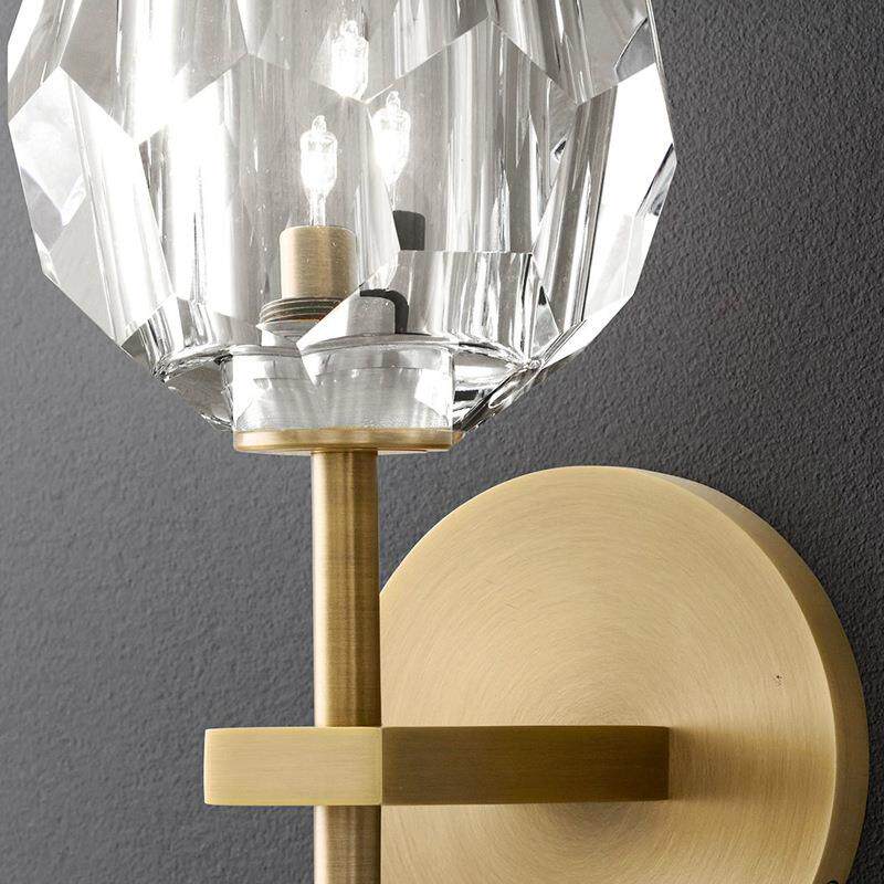 现代RH水晶灯全铜北欧简约奢华高档厅艺术个性装饰设计师别墅壁灯