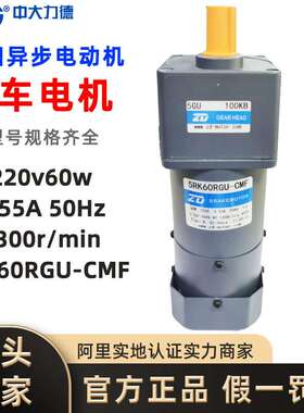 ZD中大力德三相异步电动机220v减速电机调速电机刹车电机