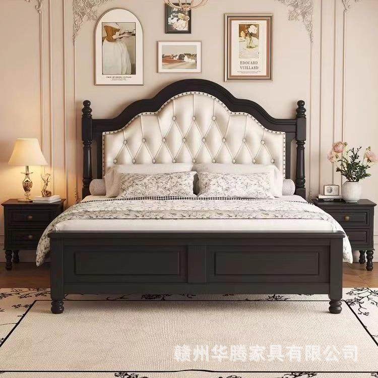 法式复古实木床家用现代简约主卧高端大气双人床中古风轻奢黑色床,玩具/童车/益智/积木/模型,毛绒/玩偶/公仔/布艺类玩具,淘宝优惠券,粉丝福利购,淘宝优惠卷