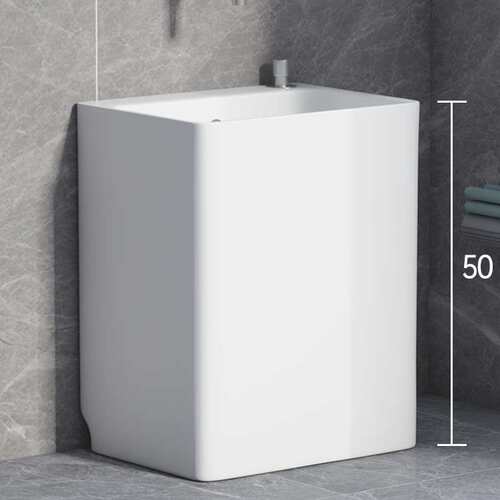 cs加高50cm高度洗拖把池阳台长方形陶瓷拖布盆大号墩布池40×30