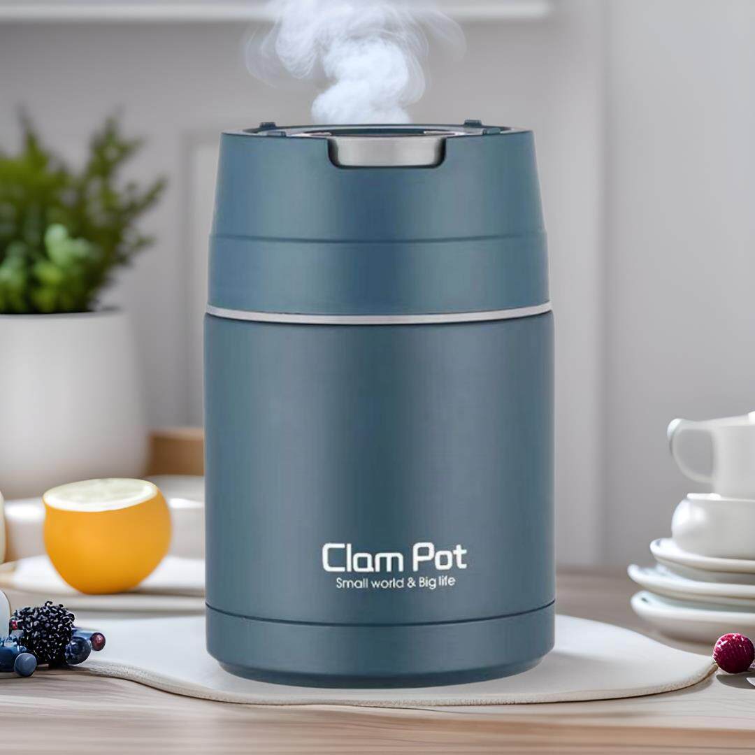 0.8L1.0L真空焖烧杯304不锈钢焖烧壶真空超长保温饭盒上班族便携