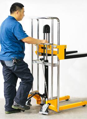 szhou40lar式便捷手动轻便堆7高J车SDDS100迷你型升高车轻型行李