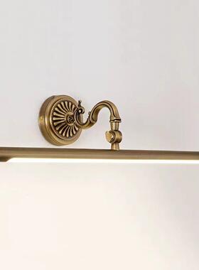 境全铜Led跨欧式镜36690壁前灯卫生间浴室镜柜灯美式灯复古镜浴灯