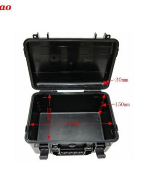 ABS塑料工具箱仪器设备空箱W黑A-F007色手提箱KTW工业仪航器箱