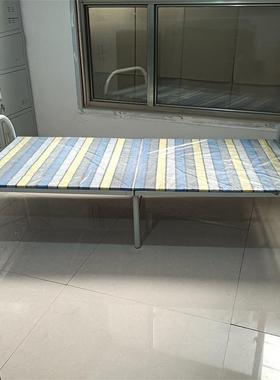 叠布面木221112板折床便携救灾硬板床地震抢险易叠二折床简临时救