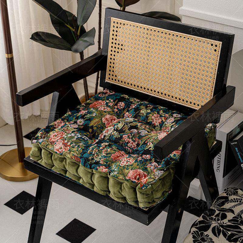 四季通用加椅垫凳桌电厚脑餐椅子坐垫防蒲滑团办公室久65119997坐