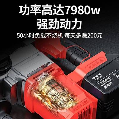德国刷电锤多功能大功率电电镐冲击钻混凝土充GHP电工具工业锂电