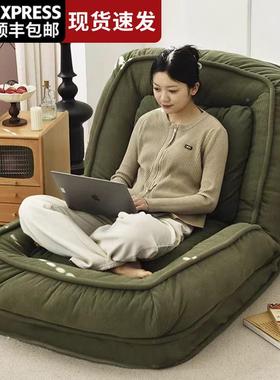 卧人类榻RRX狗窝网红室折叠沙发沙发巨大床阳台单人榻米躺椅房间