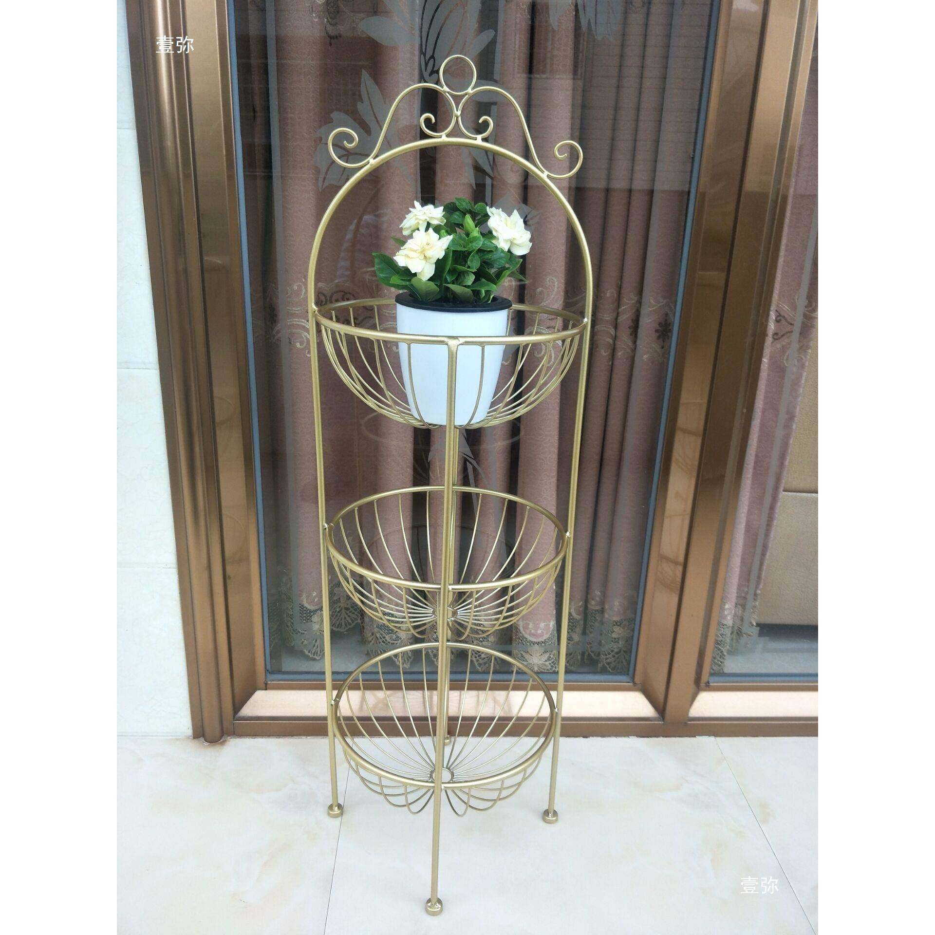 创意时尚式铁艺落水果盘厨房蔬架地置物架thj#$*&s多层菜篮欧水菜,收纳整理,书桌收纳置物架,淘宝优惠券,粉丝福利购,淘宝优惠卷