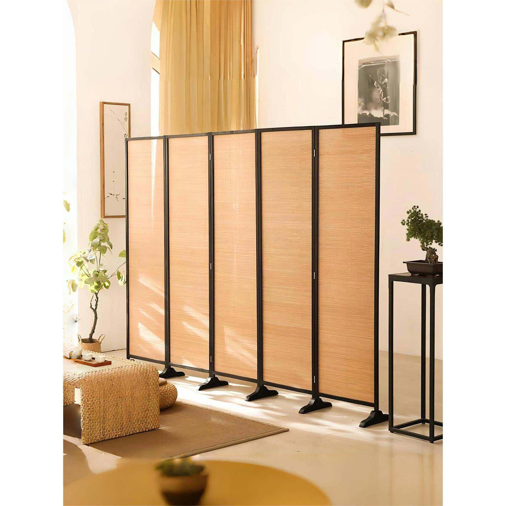 ArceStudi中式竹断子屏风隔o墙001客厅折叠移动卧室实木遮挡现代,基础建材,屏风,淘宝优惠券,粉丝福利购,淘宝优惠卷