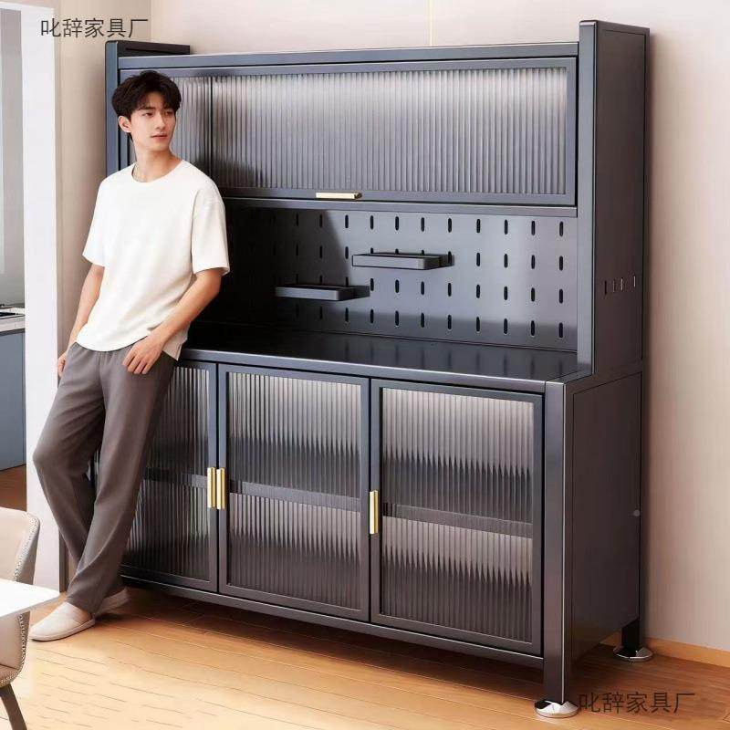 厨房多地层餐边柜落多功置物架微波炉烤箱家钢制收能纳85637181柜,厨房/烹饪用具,抹布架/厨房清洁收纳架,淘宝优惠券,粉丝福利购,淘宝优惠卷