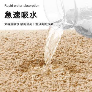 地大江口浴HZX-2409室吸水垫酒店地巾加厚间地毯防滑脚垫家用卫生