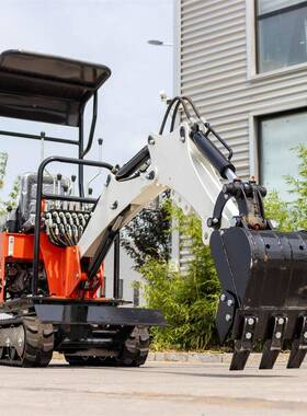 现货微型多挖掘机8工程用一机用多农种属具全0地HT08形履带式挖土