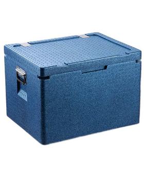 F875587T温箱泡沫箱ep摆p蓝色热商用摊食堂配送高密度冷藏非电加