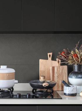 中式厨房架饰组合摆XUX件样板间创意品陶瓷花器橄榄层油新展厅道