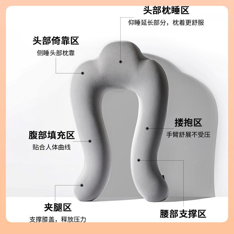 Θ床长条睡觉体工大抱枕上孕妇夹F7768J7M腿懒人女生沙发侧睡人学