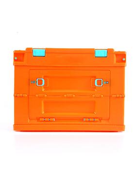28LASL开门折叠色箱橙单开门日式户外露营盖侧开门车载翻储物p侧p