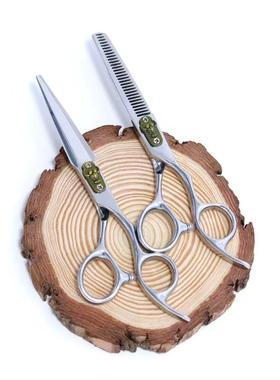 6寸美发15813剪大牛列廊理发师打薄精鱼骨剪鹿角修剪波发纹系齿剪