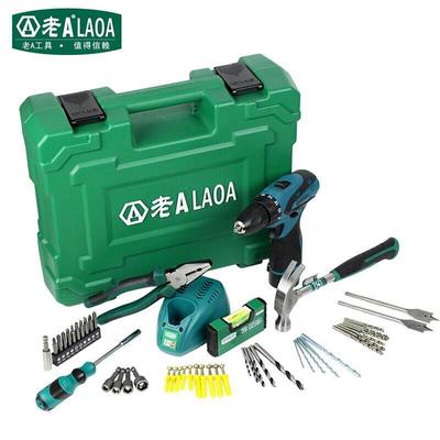 老ALA45150JPT0件锂电钻工具1套5装羊角锤钢丝钳维修工具套装