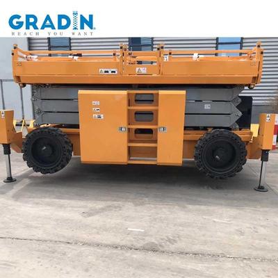 全自作动高空业平移台LGT16米自动剪叉式升降机大吨位全行式升降